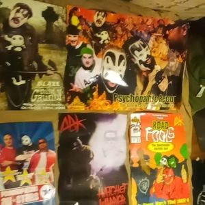 Psychopathic records poster collection, Insane Clown Posse, ICP, Blaze, ABK